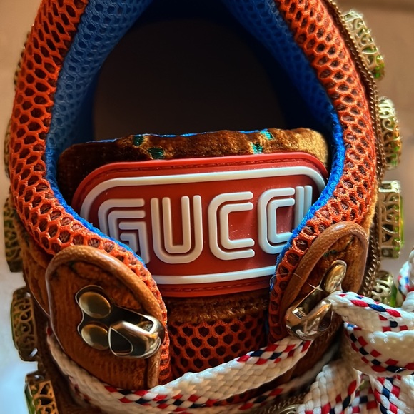 Gucci crystal Chunky sneakers - Picture 8 of 11